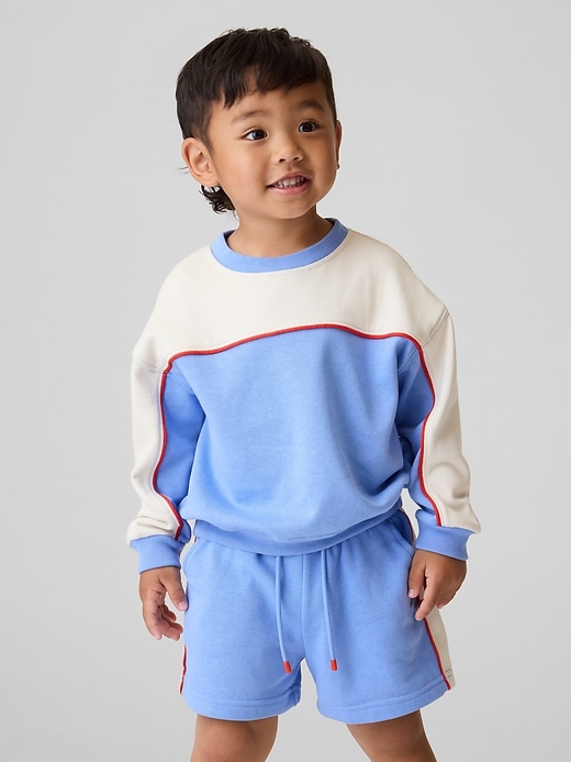 Image number 1 showing, Baby & Toddler VintageSoft Varsity Sweatshirt