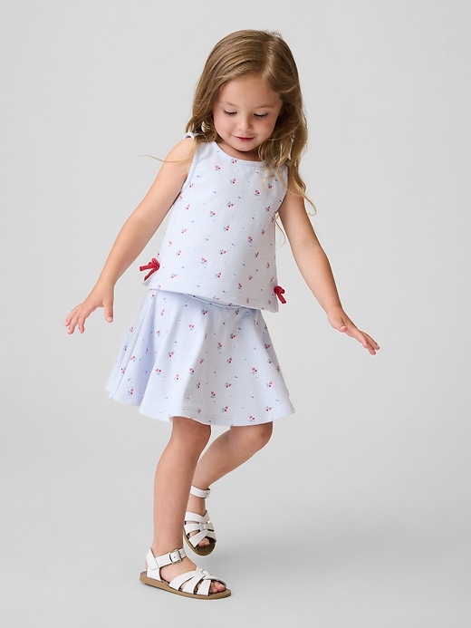Image number 1 showing, Baby & Toddler VintageSoft Bow Skort Set