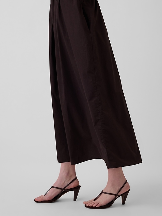 Image number 6 showing, Poplin Drop-Waist Maxi Dress