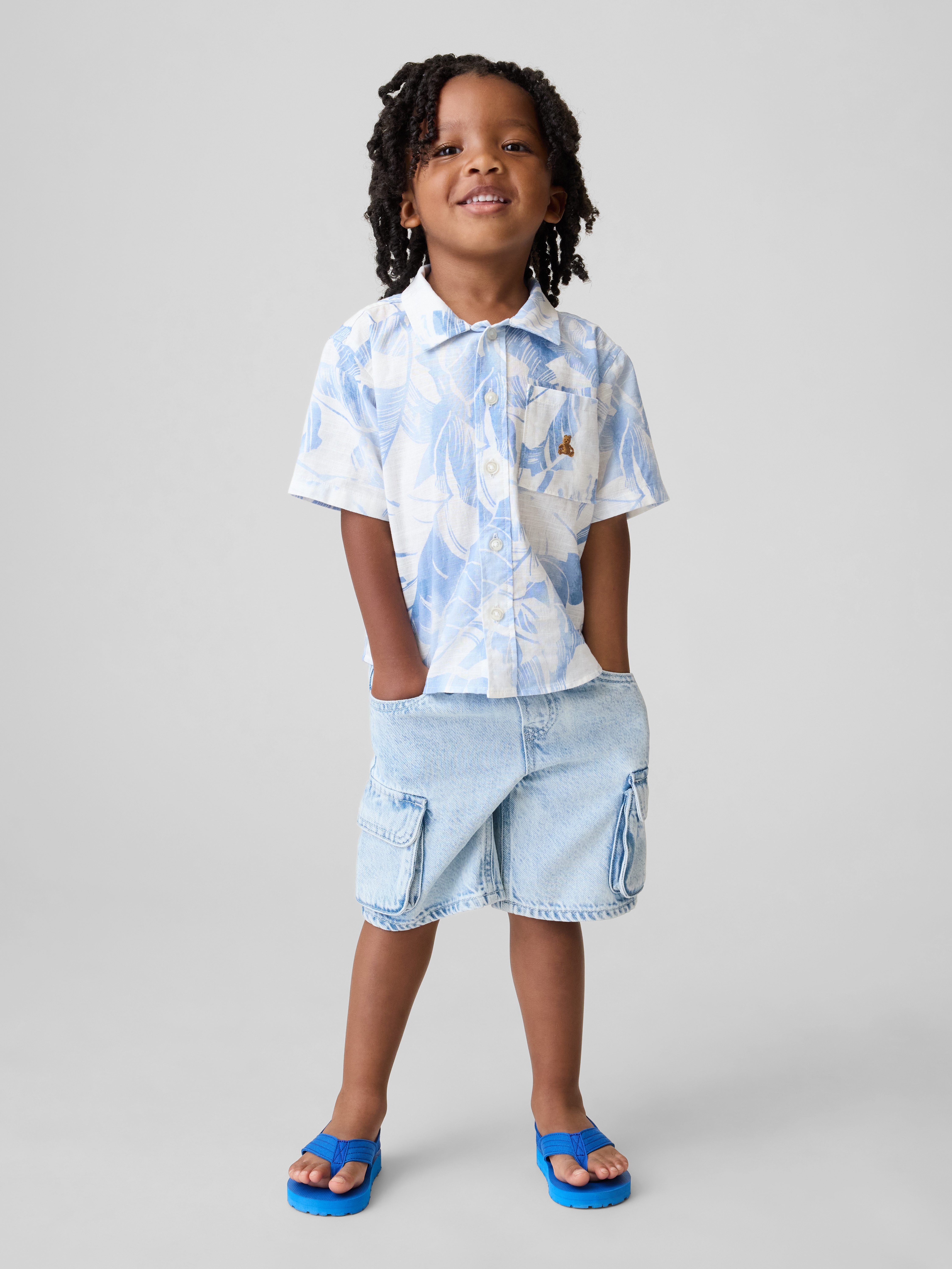 Baby & Toddler UltraSoft Denim Pull-On Shorts