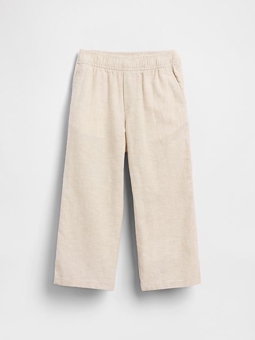 Image number 2 showing, Baby & Toddler Linen-Cotton Pull-On Pants