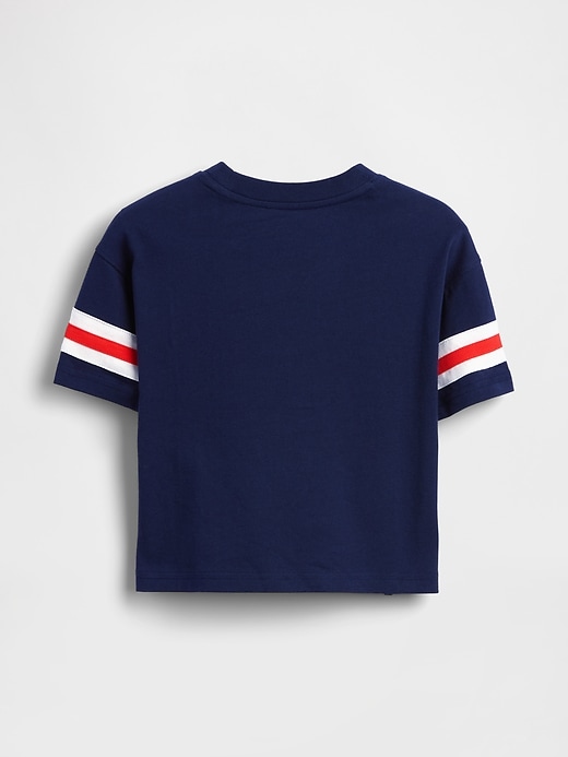 Image number 3 showing, Baby & Toddler Oversized Brannan Bear Varsity Graphic Logo T-Shirt