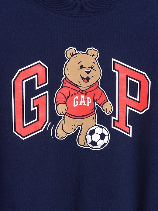 Image number 4 showing, Baby & Toddler Oversized Brannan Bear Varsity Graphic Logo T-Shirt
