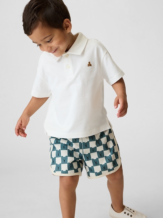 Image number 1 showing, Baby & Toddler Boxy Polo Shirt