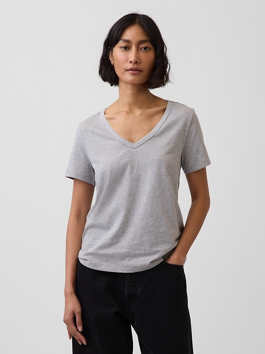 Organic Cotton VintageSoft V-Neck T-Shirt from GAP - $20