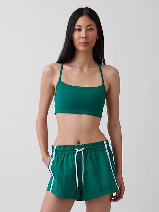 Image number 1 showing, GapFit Smooth Racerback Sports Bra