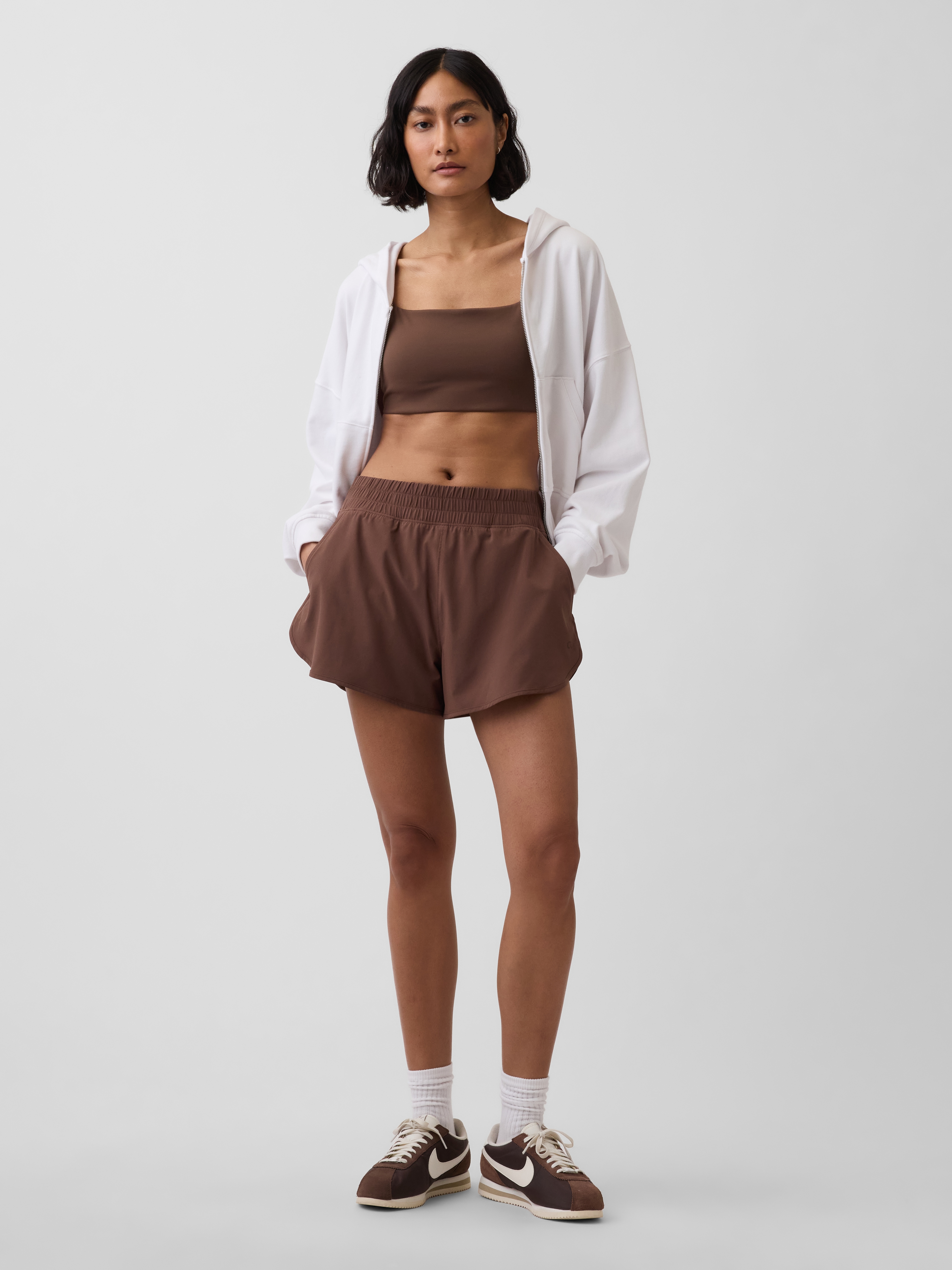GapFit Tech High Rise Running Shorts