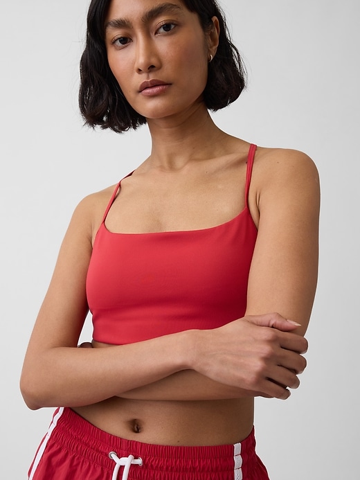 Image number 3 showing, GapFit Smooth Racerback Sports Bra