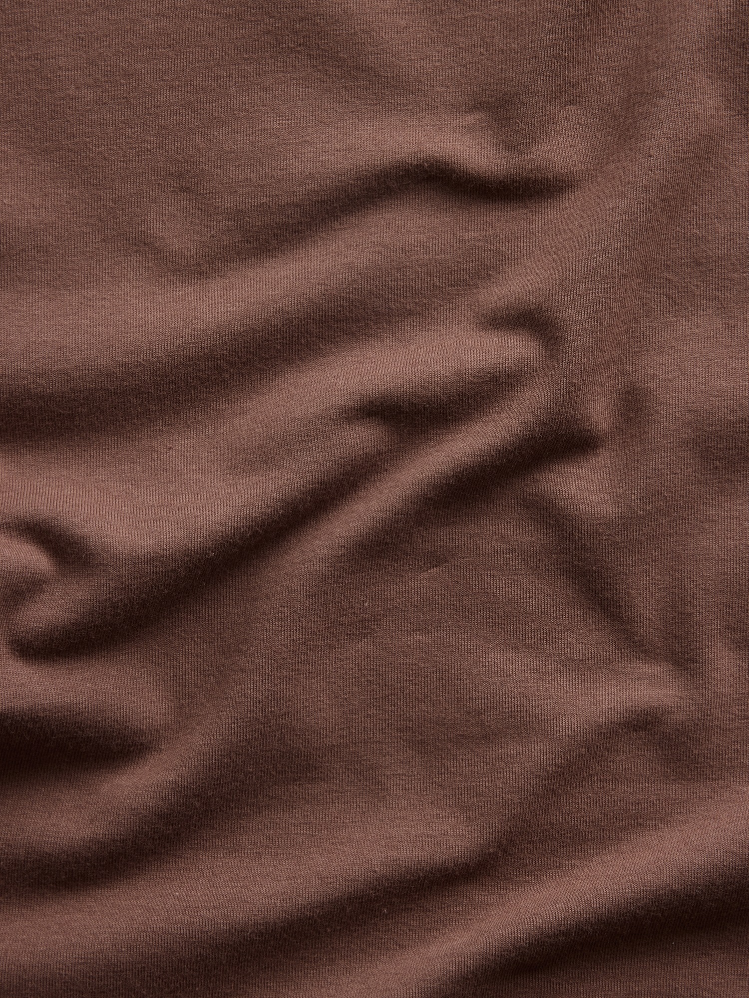 Женская футболка Gap CloseKnit Jersey T-Shirt, цвет: Коричневый, вариант 1 — фото 3