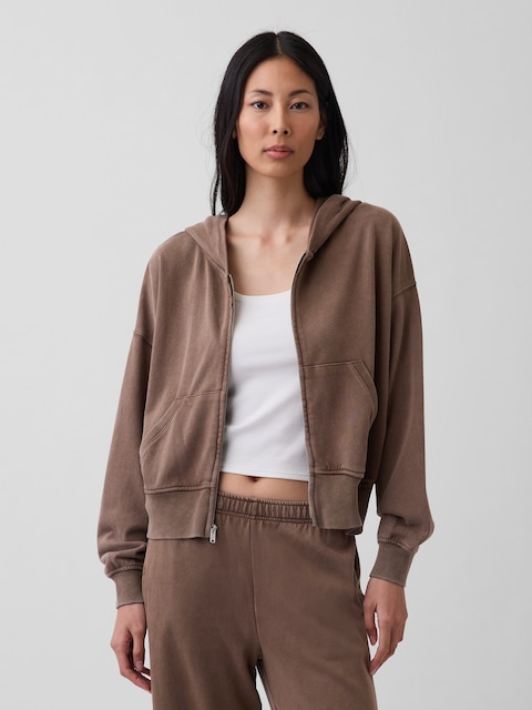 VintageSoft Terry Zip Hoodie