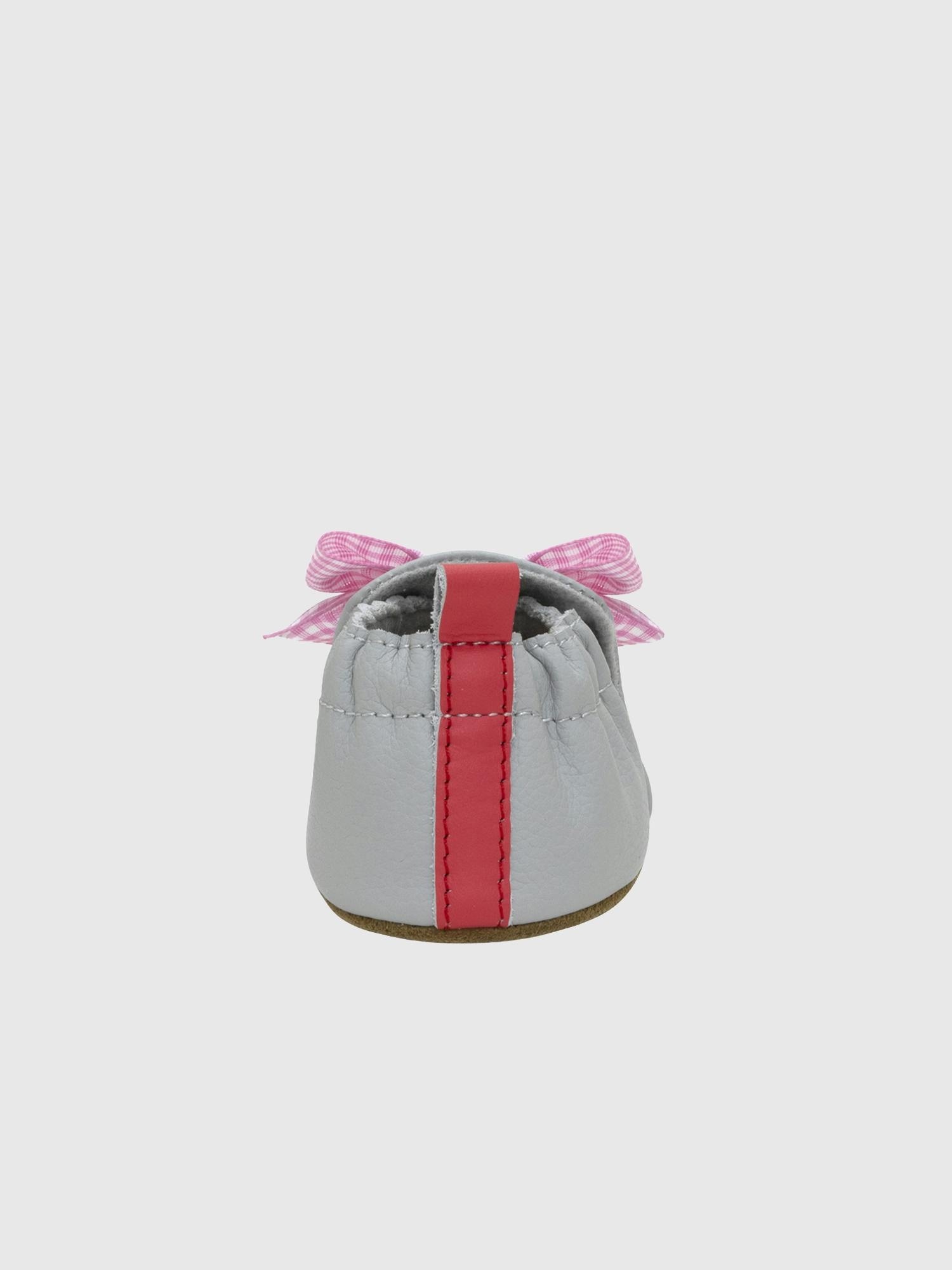 Пинетки с мягкой подошвой Gap Robeez Cherry Cute, цвет: Серый — фото 5
