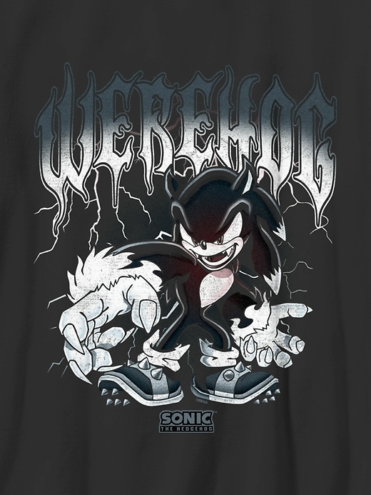 Image number 3 showing, Kids Sonic The Hedgehog Metal Graphic T-Shirt