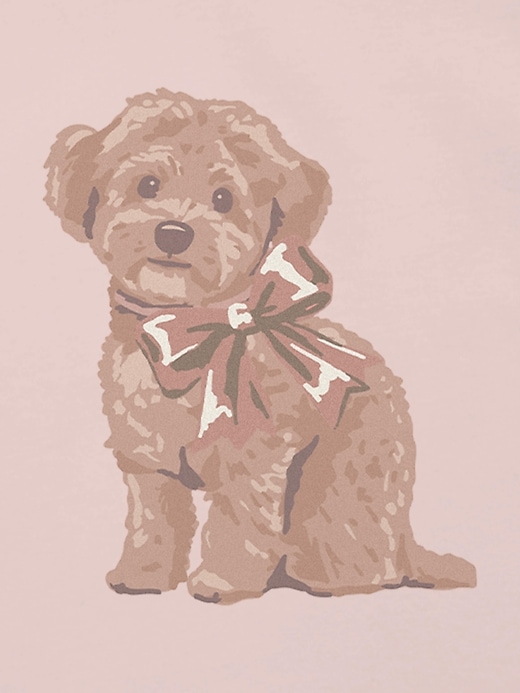 Image number 3 showing, Toddler Doggie Bow Graphic T-Shirt