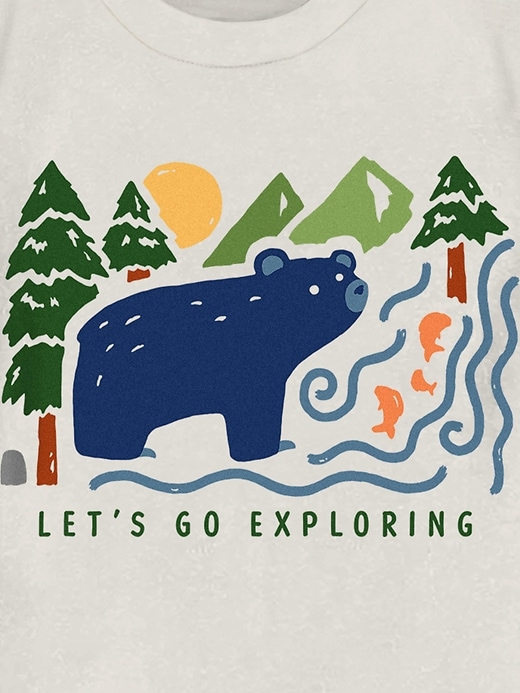 Image number 3 showing, Toddler Bear In Woods Graphic T-Shirt