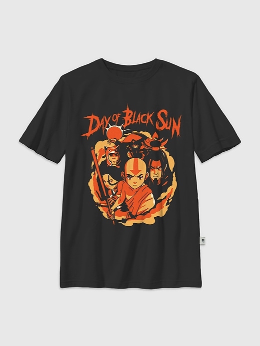 Image number 1 showing, Kids Avatar the Last Airbender Black Sun Graphic T-Shirt