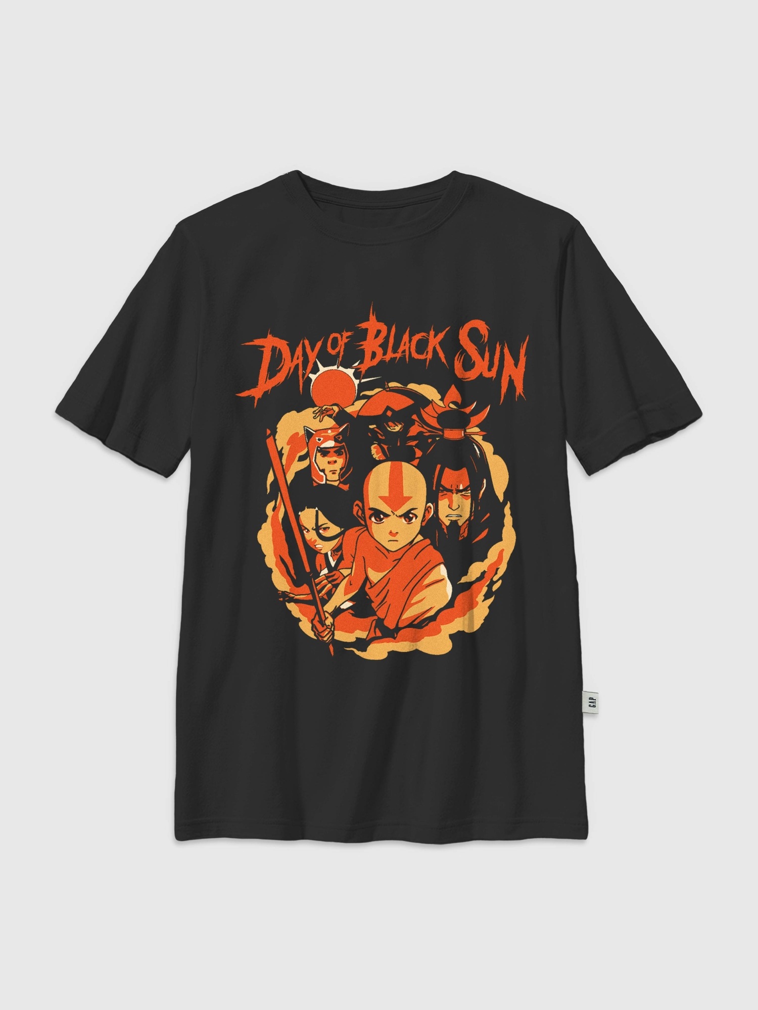 Gap Kids Avatar the Last Airbender Black Sun Graphic T-Shirt