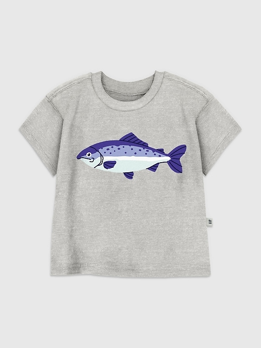 Image number 1 showing, Toddler Fish Graphic T-Shirt
