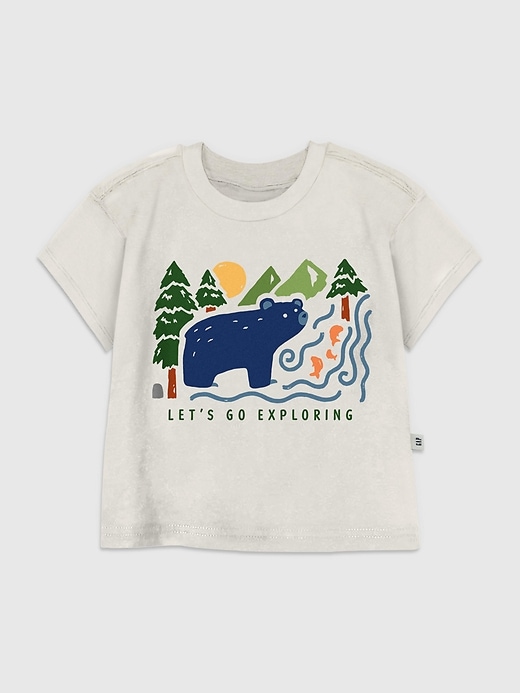 Image number 1 showing, Toddler Bear In Woods Graphic T-Shirt