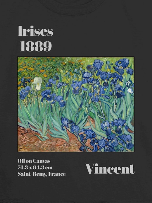 Image number 3 showing, Kids Van Gogh Irises Graphic T-Shirt