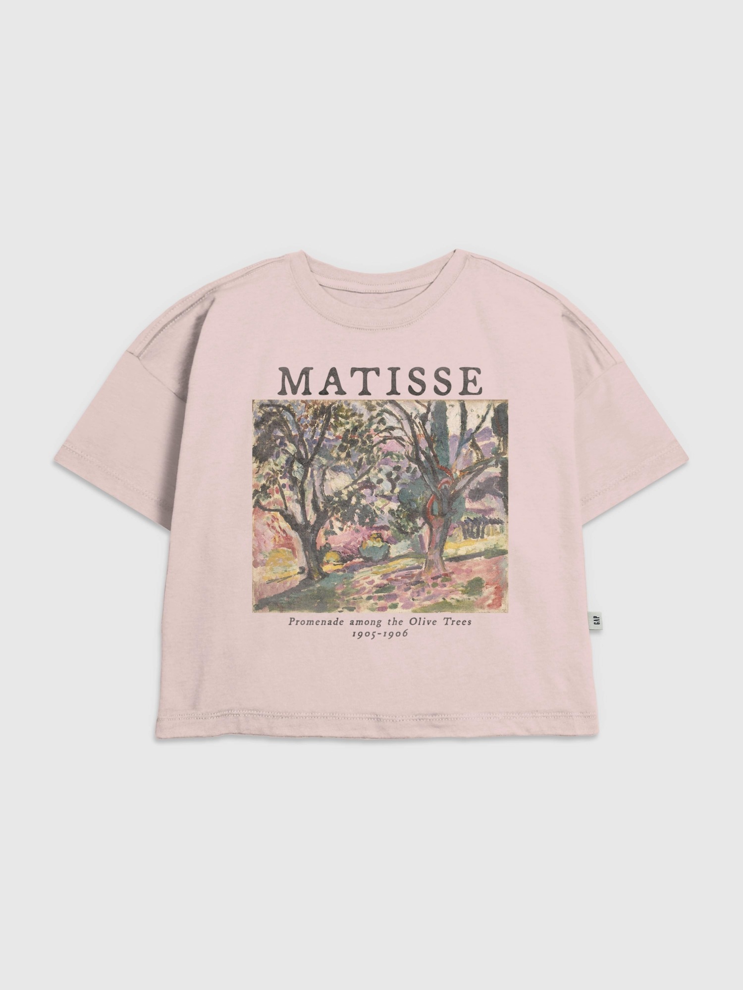 Детская футболка Gap Matisse Olive Trees Graphic, цвет: Primitive