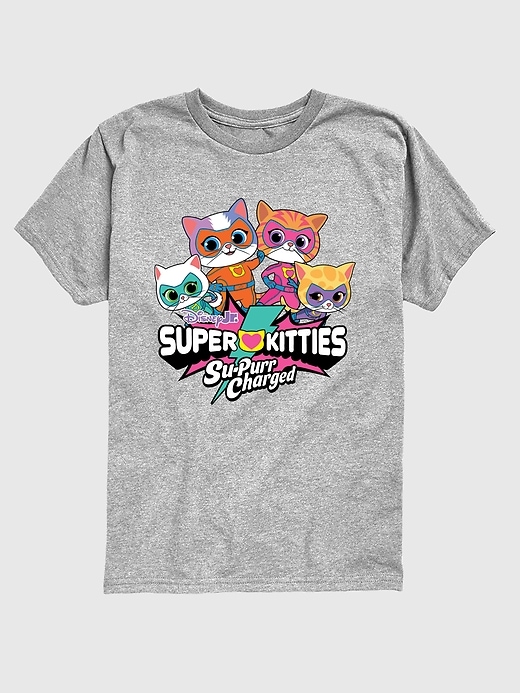 Image number 1 showing, Toddler Super Kitties Logo Short Sleeve Graphic T-Shirt