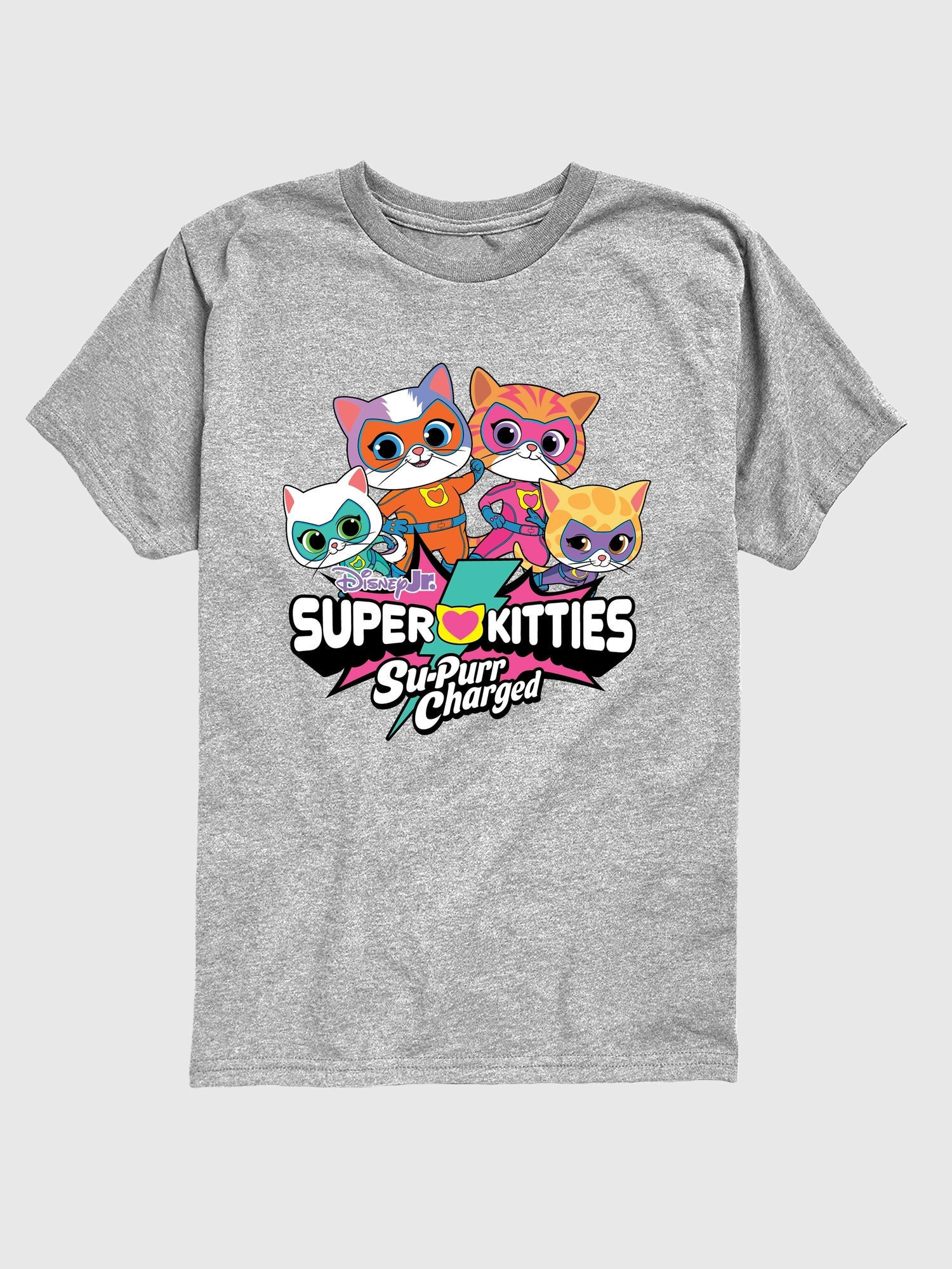 Toddler Super Kitties Logo Short Sleeve Graphic T-Shirt