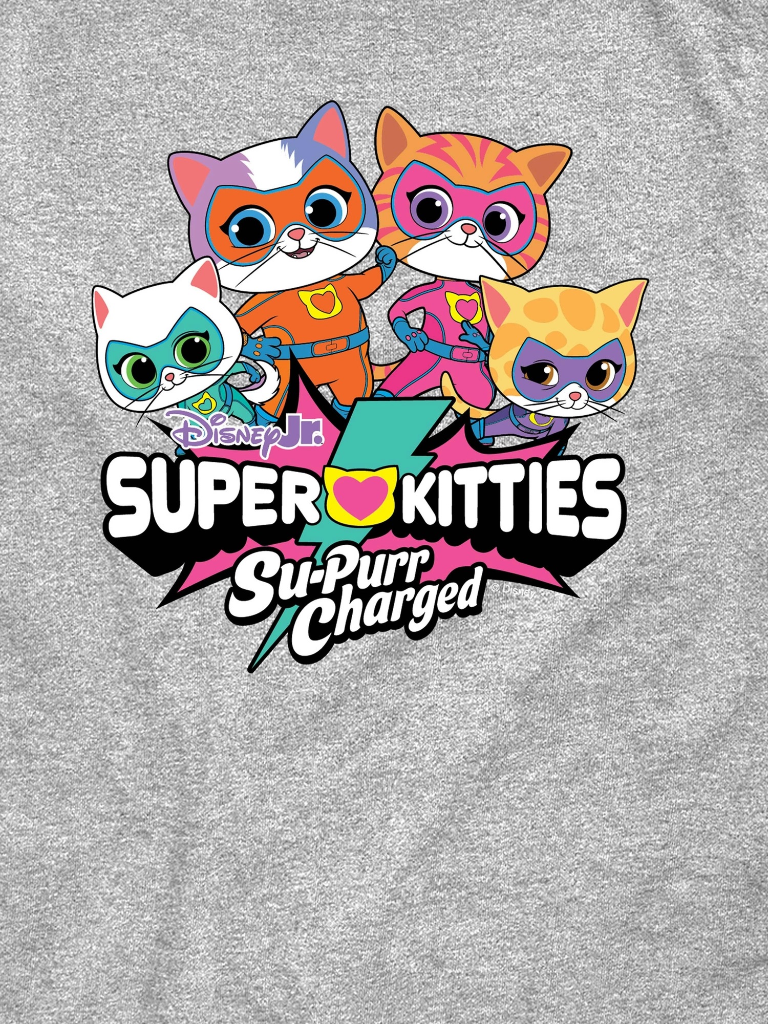 Футболка Gap Super Kitties Logo Short Sleeve Graphic T-Shirt для малышей, цвет: Меланжевый — фото 2