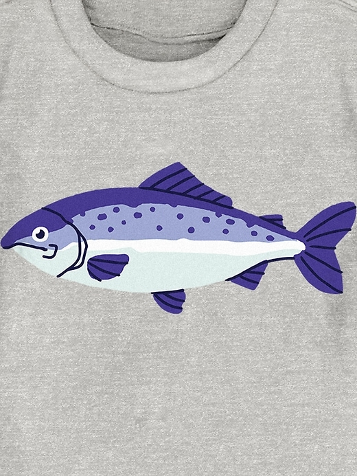 Image number 3 showing, Toddler Fish Graphic T-Shirt