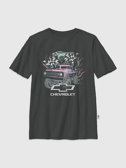 Image number 1 showing, Kids General Motors Pastel Trucks Oversized Graphic T-Shirt