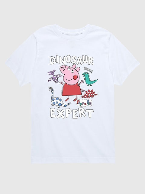 Toddler Peppa Pig Dinosaur Expert Short Sleeve Graphic T-Shirt