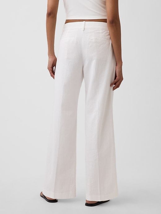 Image number 4 showing, 365 Low Rise Linen-Blend Trousers