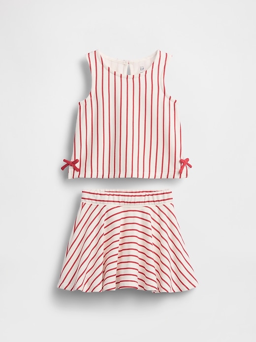 Image number 2 showing, Baby & Toddler VintageSoft Bow Skort Set