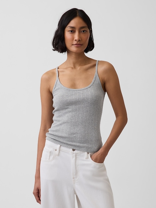 Pointelle Crop Cami from GAP - $23
