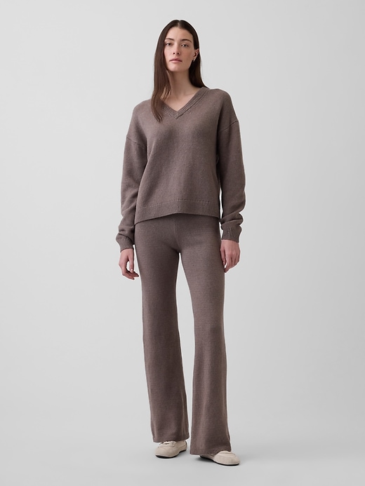 Image number 5 showing, CashSoft Oversized V-Neck Sweater