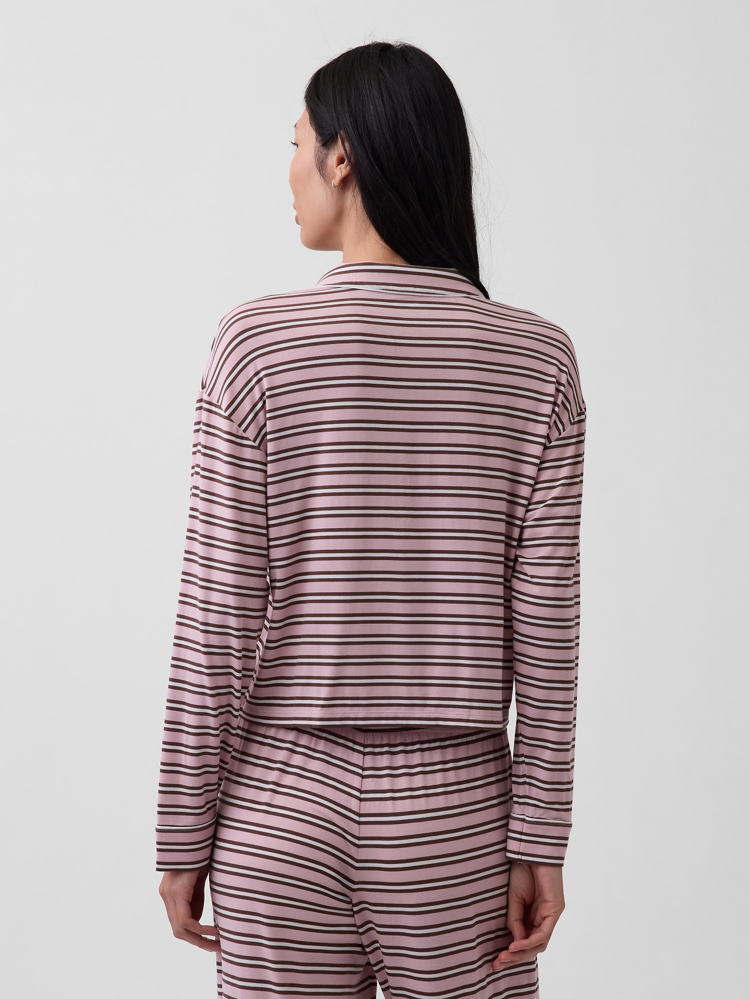 Softest Modal Crop PJ Top