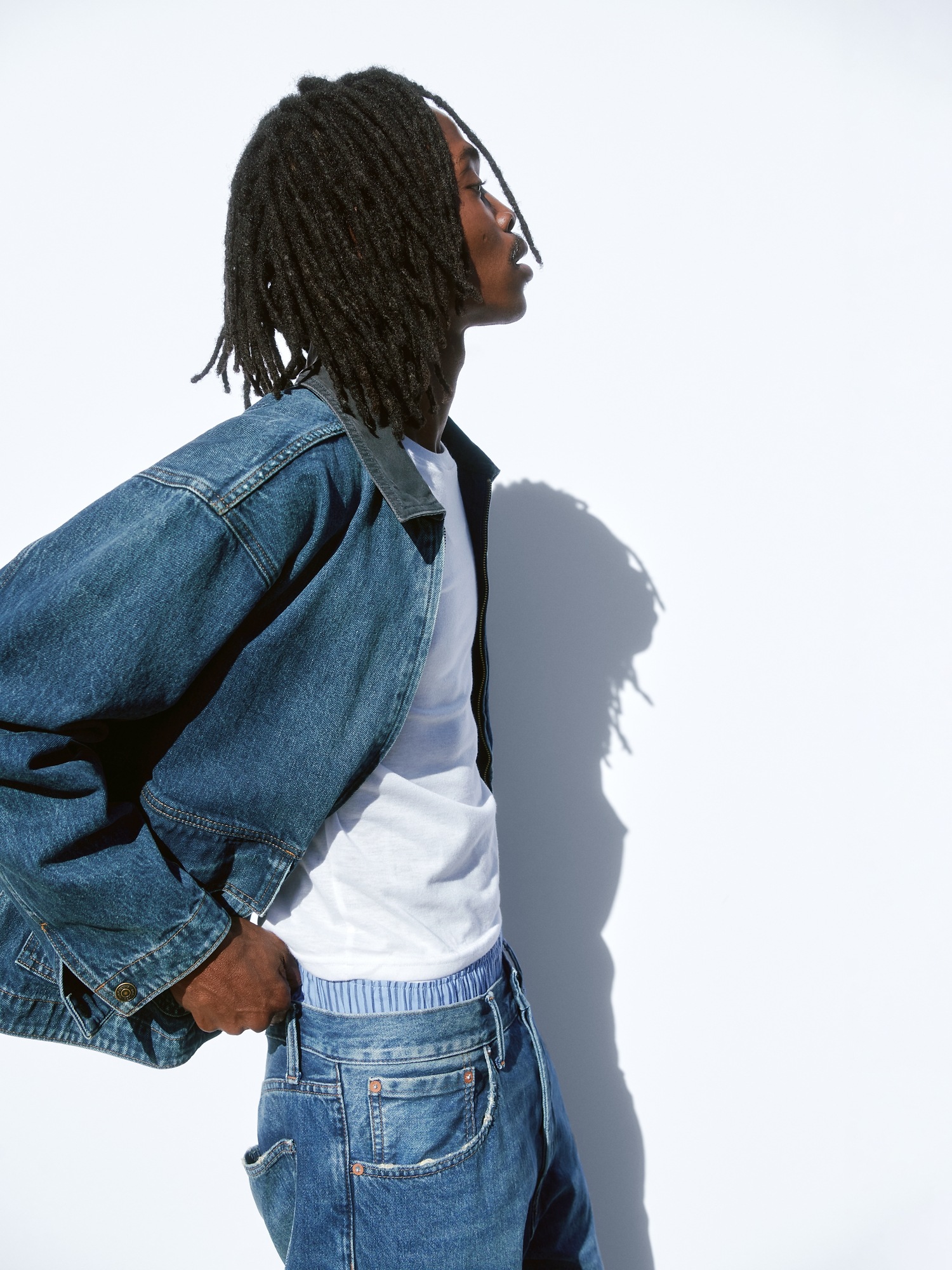 Мужские куртки Gap Denim Workwear Jacket — фото 5