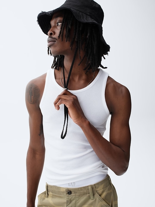 Image number 4 showing, Frayed Bucket Hat