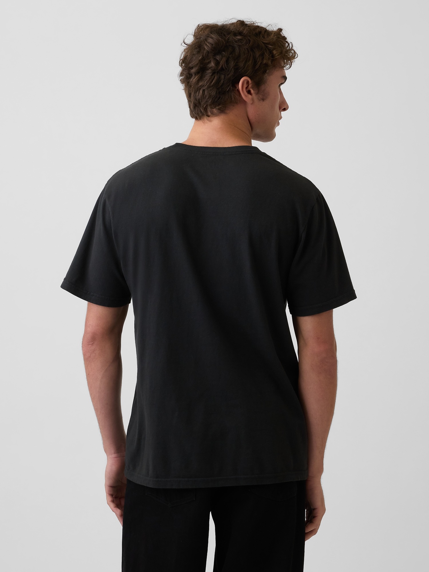 Мужские футболки Gap Led Zeppelin Relaxed Graphic T-Shirt — фото 3