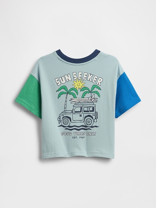 Image number 2 showing, Baby & Toddler Oversized Graphic T-Shirt
