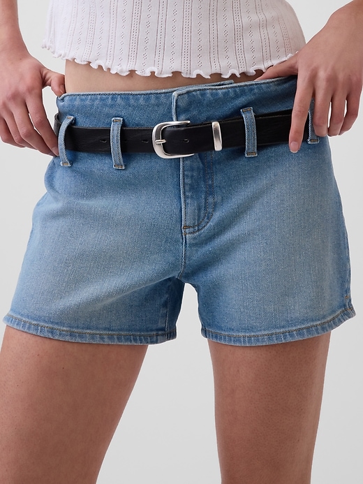 Image number 6 showing, 3" Low Rise Denim Shorts