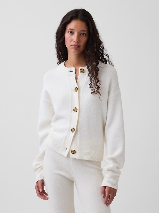 Image number 1 showing, CashSoft Oversized Chunky Cardigan