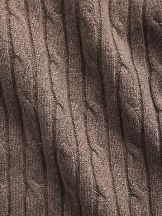 Image number 5 showing, CashSoft Cable-Knit Boot Sweater Pants