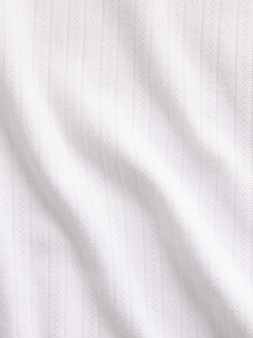 Image number 4 showing, Pointelle Crewneck T-Shirt