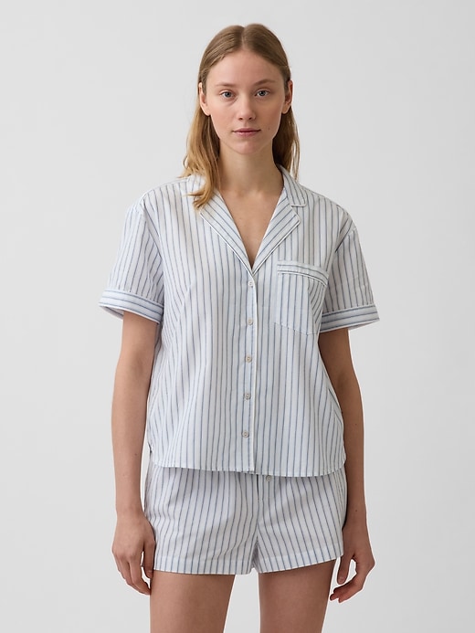 Image number 1 showing, Poplin PJ Shirt