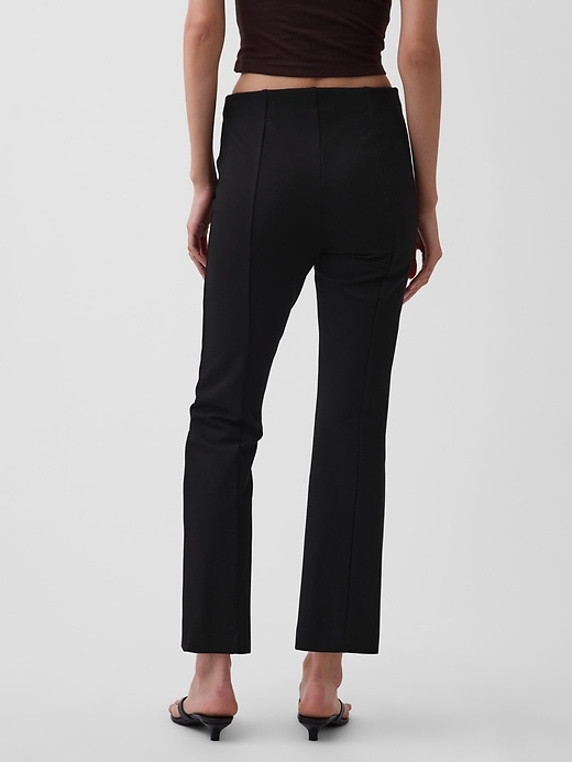Image number 4 showing, High Rise Double Knit Crop Kick Pants