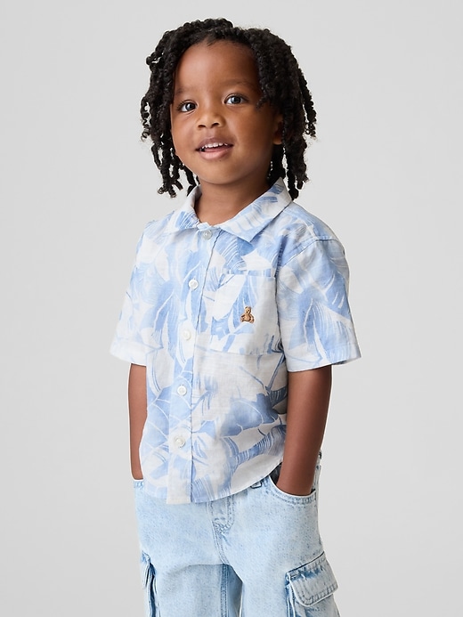 Image number 1 showing, Baby & Toddler Linen-Cotton Shirt