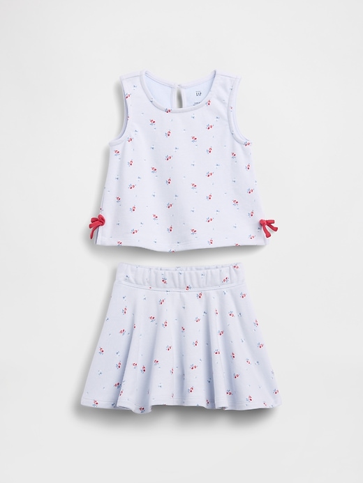 Image number 2 showing, Baby & Toddler VintageSoft Bow Skort Set