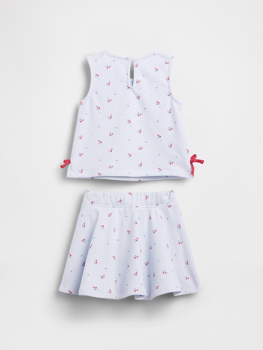 Image number 3 showing, Baby & Toddler VintageSoft Bow Skort Set