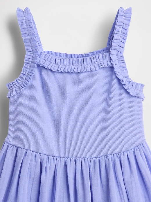 Image number 4 showing, Baby & Toddler Mixed Media Apron Dress