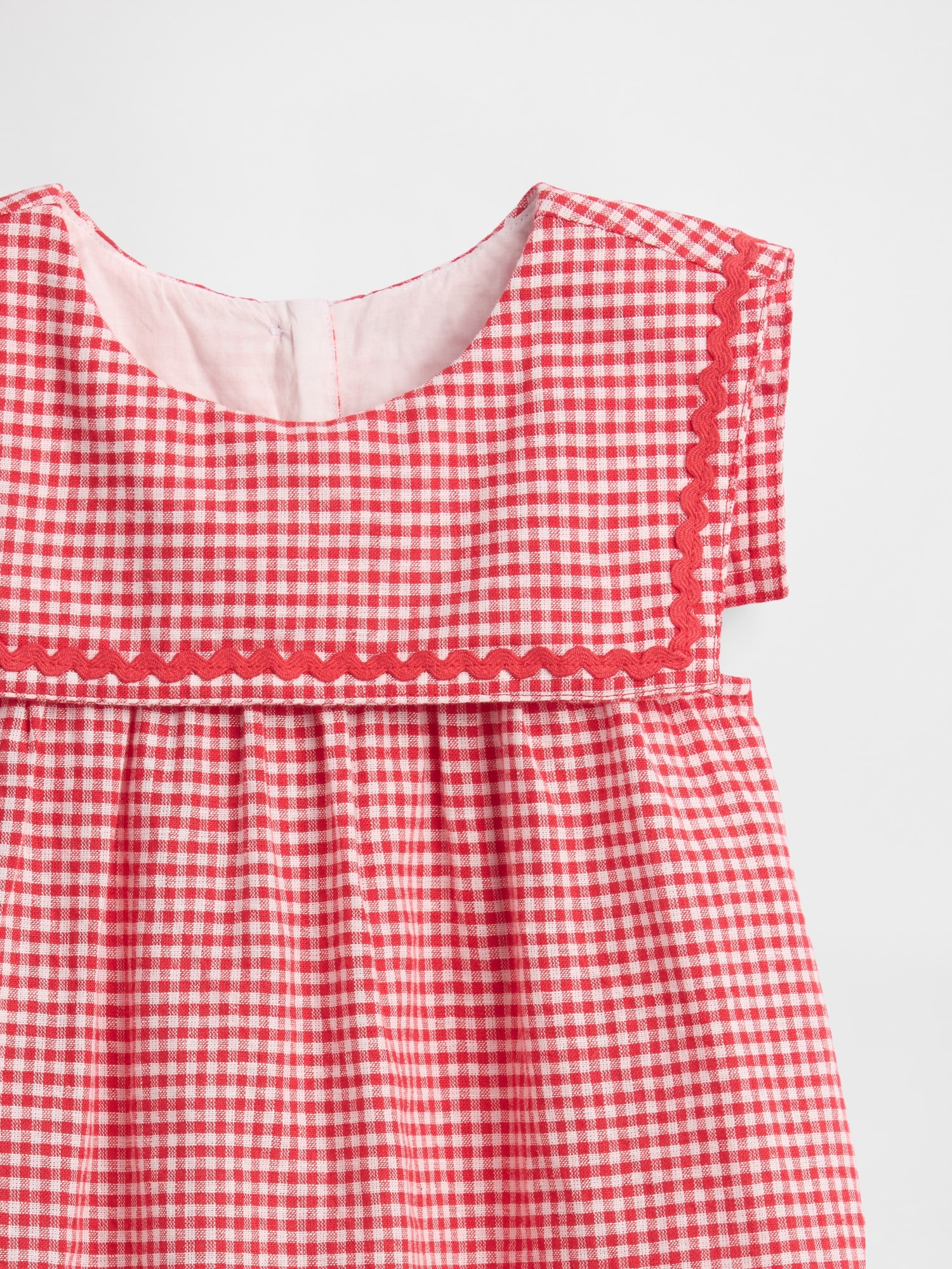 Baby & Toddler Linen-Cotton Gingham Sailor Dress